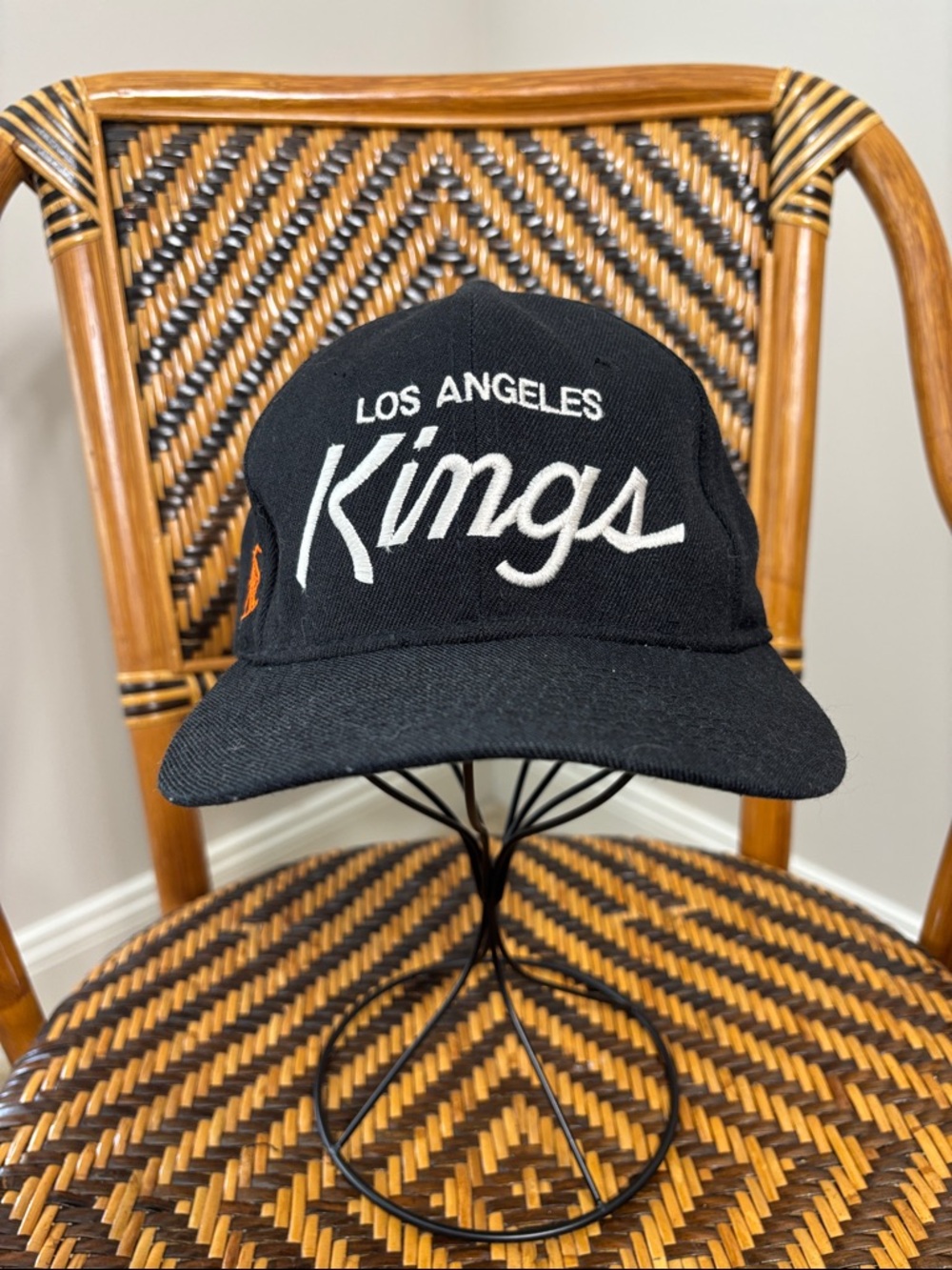 Vtg Sports Specialties Los Angeles Kings Single Line Script Snapback Hat Eazy E